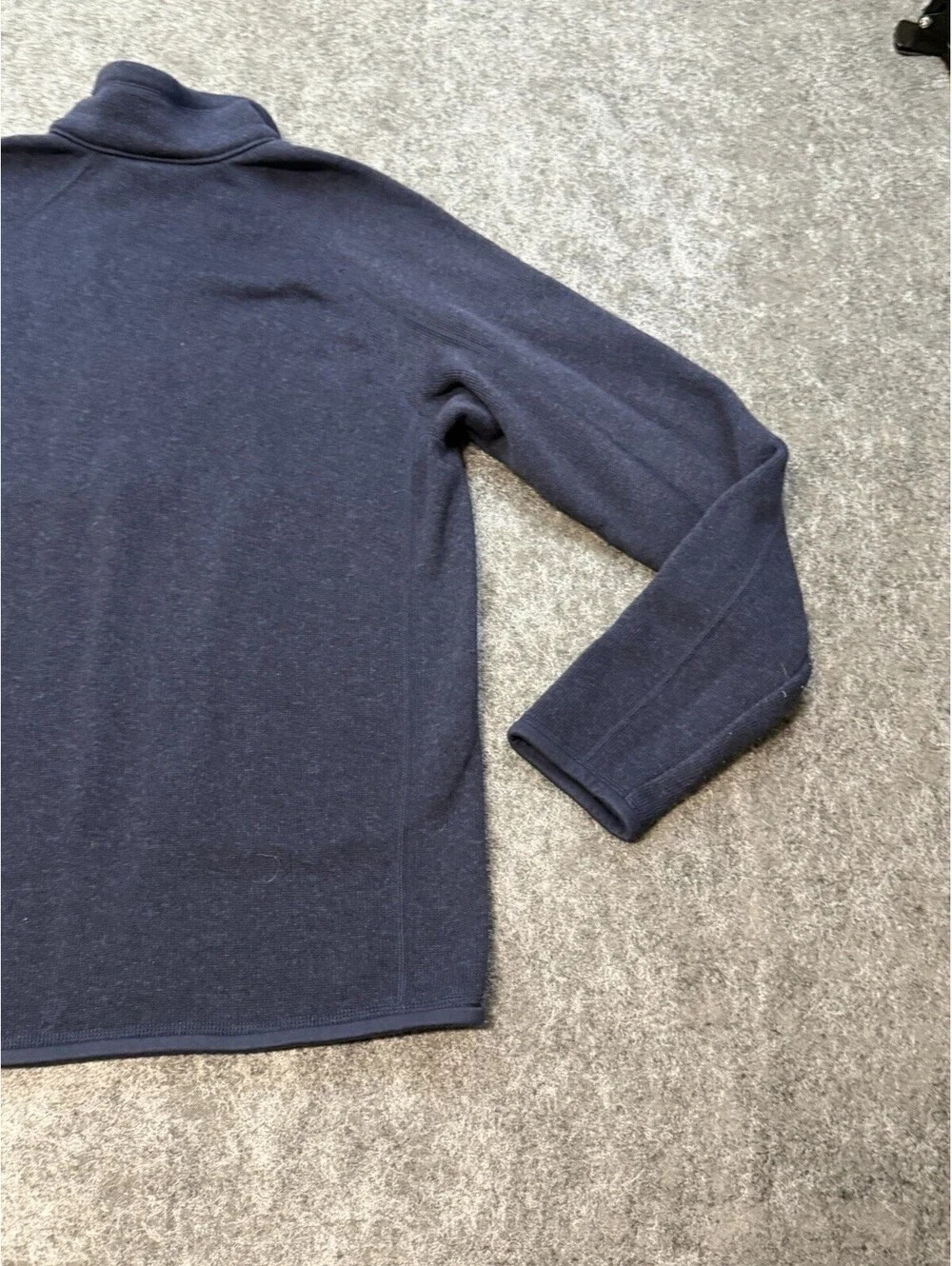 Patagonia Better Sweater 1/4 Zip Fleece Pullover Navy Blue Men’s Small 25523